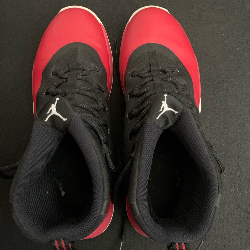 Jordan’s Zoom Ultra Fly2. Red and Black